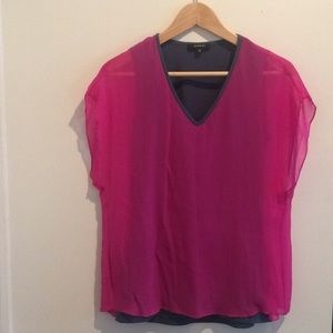 Layered short sleeve top